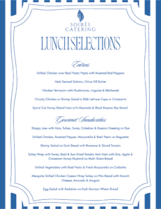 Soiree Catering Lunch 1