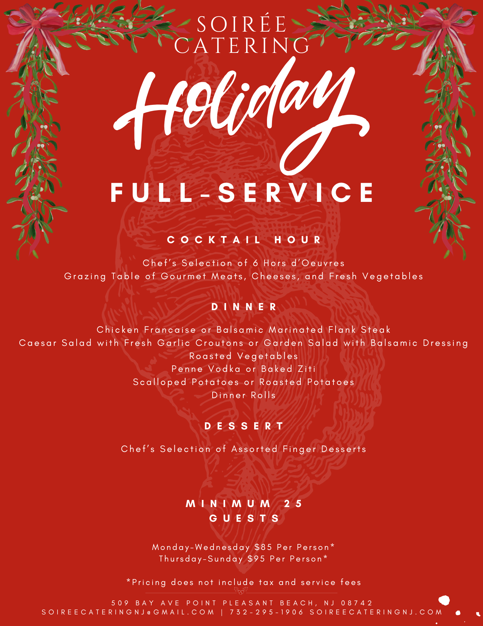 Soiree Catering Holiday Full Service